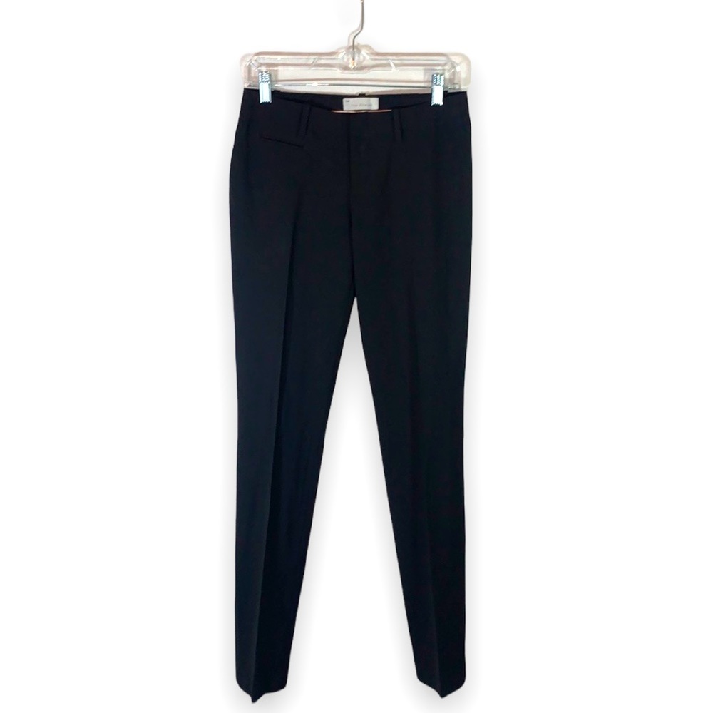 Gap True Straight Dress Pants Black Size 0 Regular Stretch Trouser Workwear